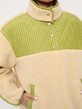 Loeffler Randall cream fleece